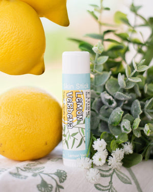 Lemon Verbena solid lotion stick from Rinse - concentrated moisture bar - lifestyle shot