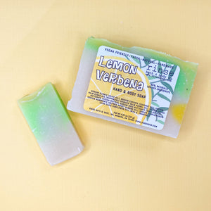 Lemon Verbena natural bath & body product from Rinse - family-made since 2003 - detail view