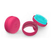 Macaron Travel Hair Brush - Raspberry - Rinse Bath & Body