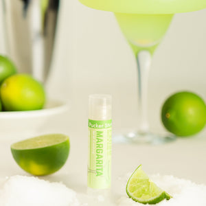 Handmade Margarita natural lip balm - naturally derived - lifestyle shot