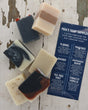 Handmade Men's Collection handmade natural bar soap - naturally derived - detail view