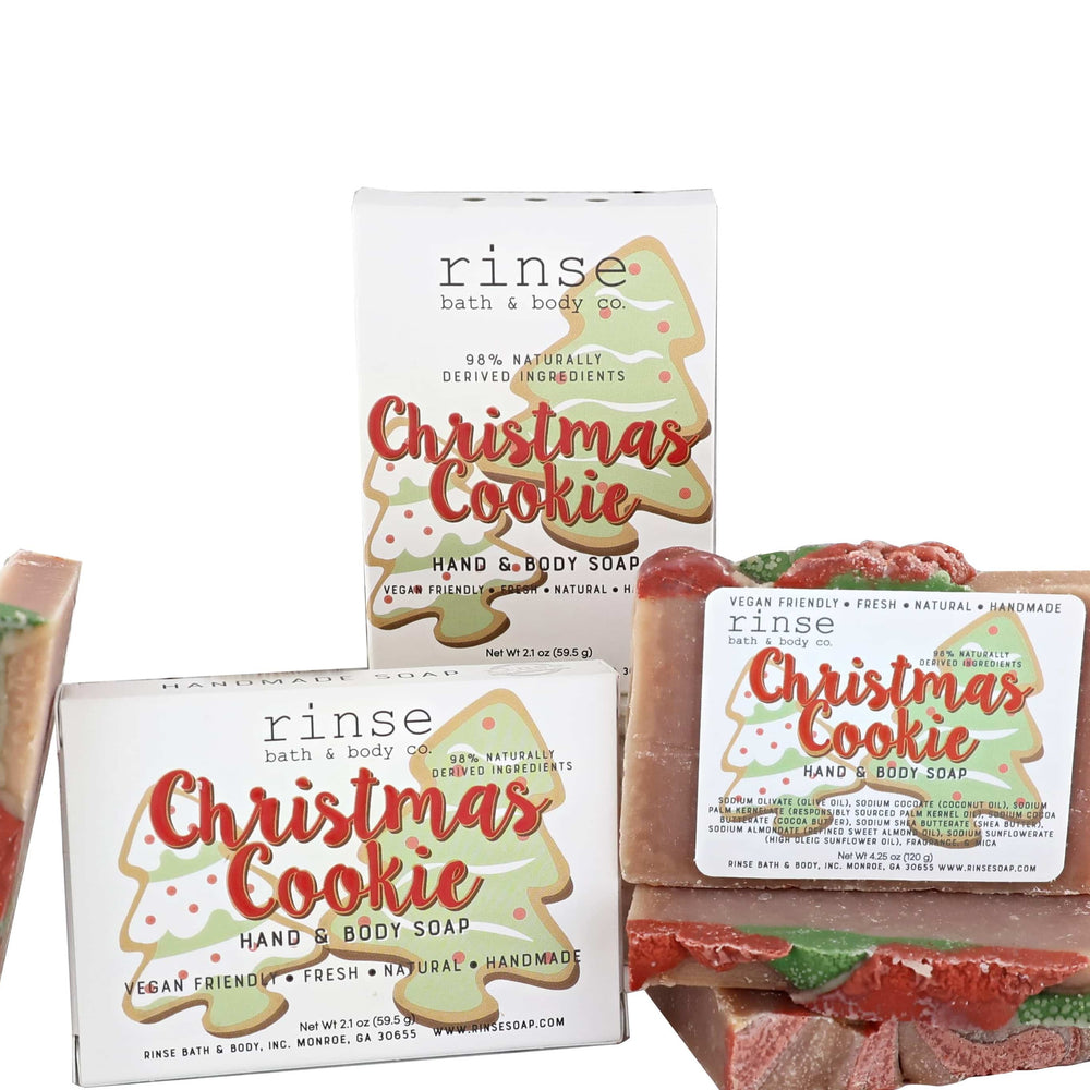 Christmas Cookie Mini Soap — 4:5 product frame, Rinse Bath & Body Co.