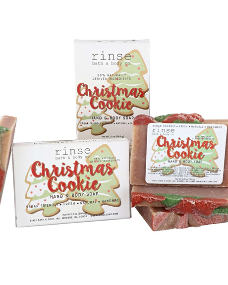Christmas Cookie Mini Soap — 4:5 product frame, Rinse Bath & Body Co.