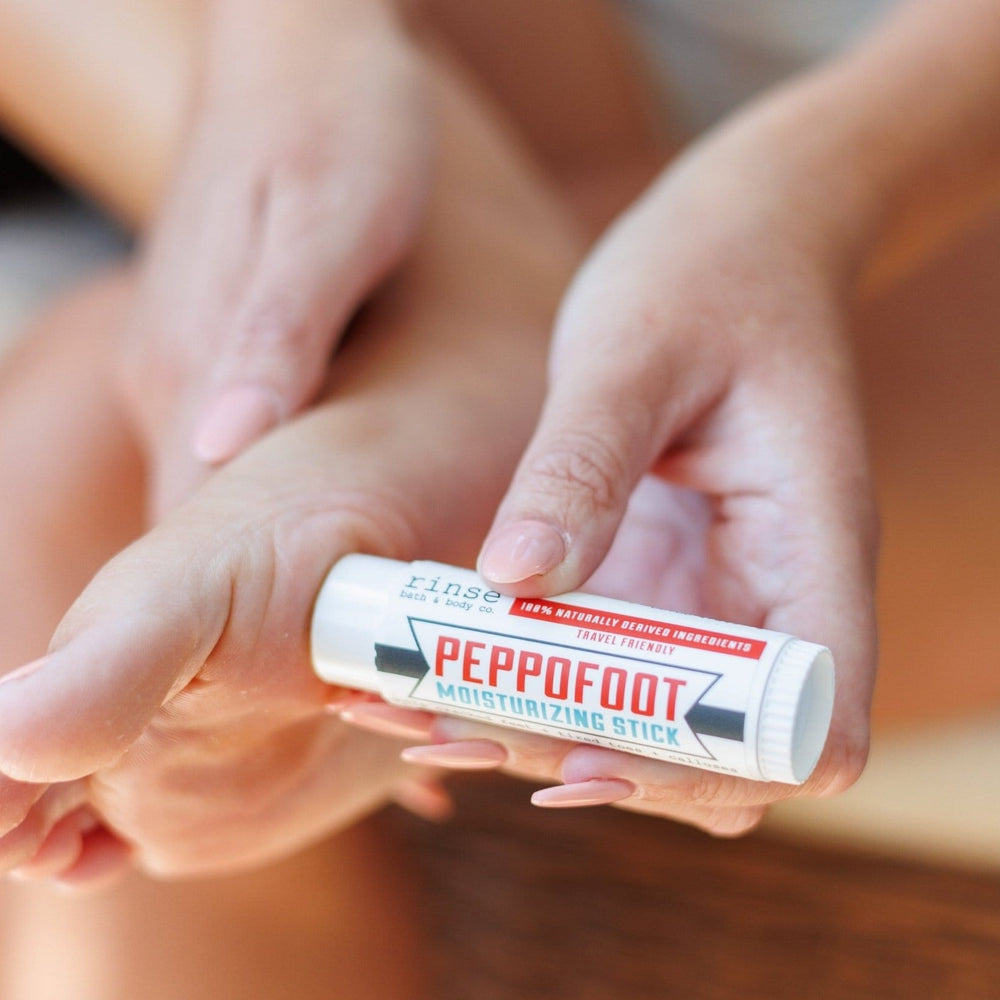 Mini Peppermint Foot Balm — 4:5 product frame, Rinse Bath & Body Co.