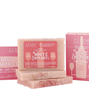 White Zinfandel handmade natural bar soap from Rinse - paraben-free since 2003