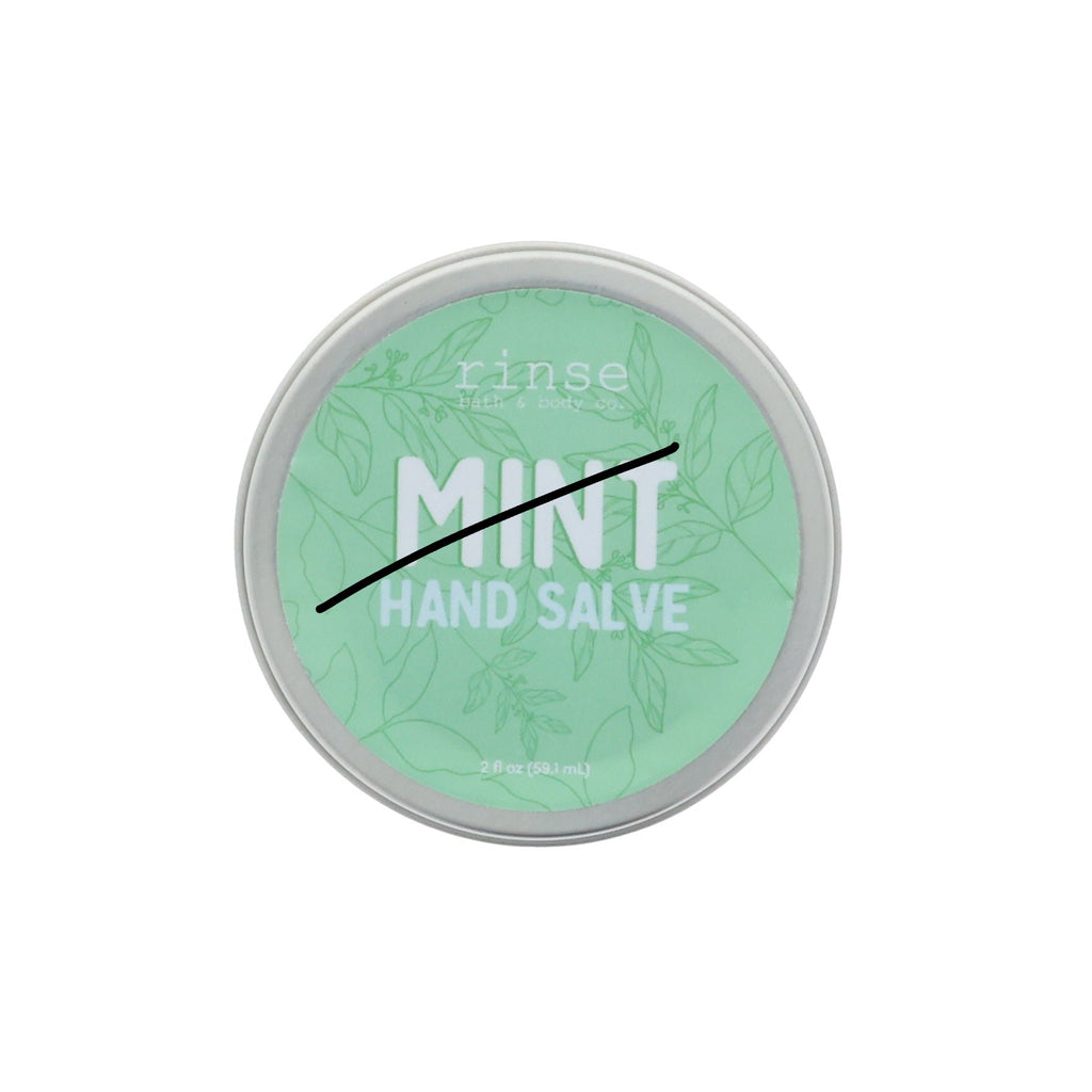 Mint Hand Salve - Super Spearmint - Rinse Bath & Body