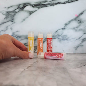 Natural natural lip balm | Most Celebrated | Rinse Bath & Body Co. - detail view