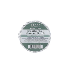 Breathe Well Shower Bomb | Spa Experience | Rinse