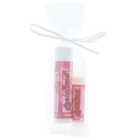 natural bath and body gift set in Pomegranate by Rinse Bath & Body