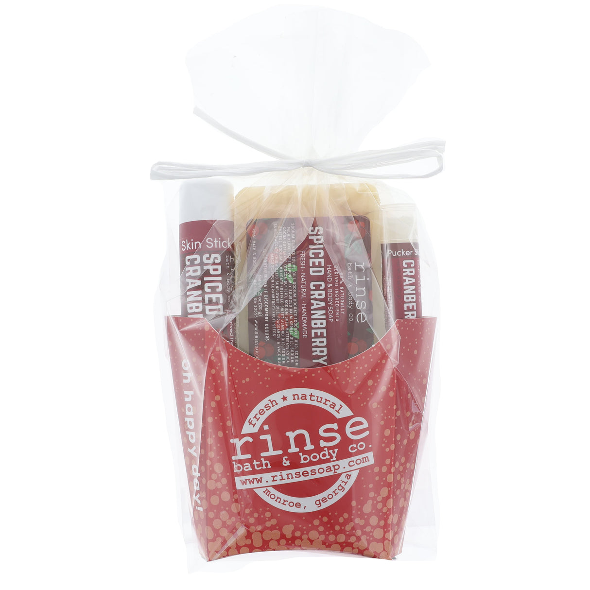 Rinse Spiced Cranberry Fry Box Bundle - curated gift collection - detail view