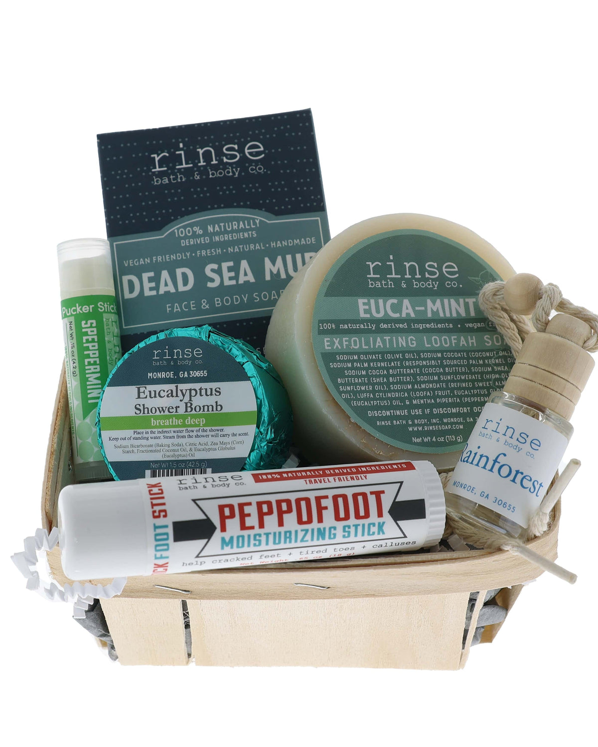 Natural natural bath and body gift set | Best Sellers | Rinse Bath & Body Co.