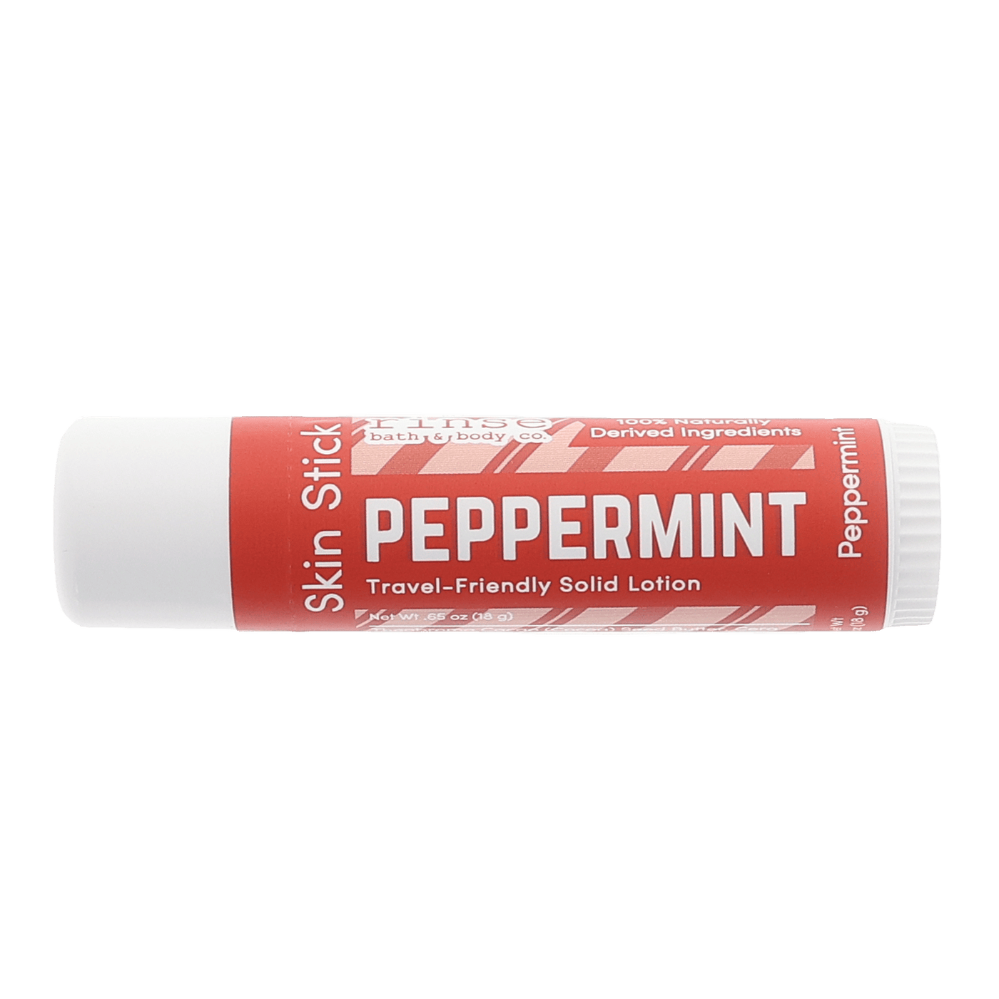 Handmade Peppermint solid lotion stick - naturally derived