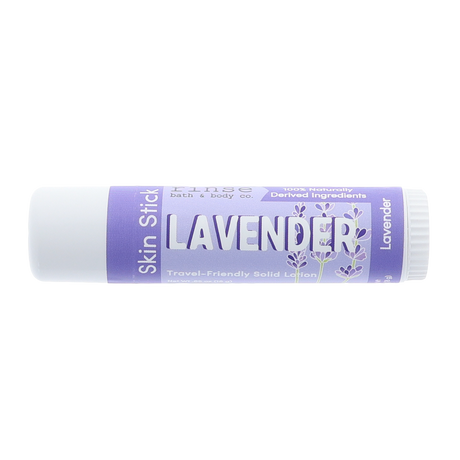 Lavender solid lotion stick from Rinse - concentrated moisture bar