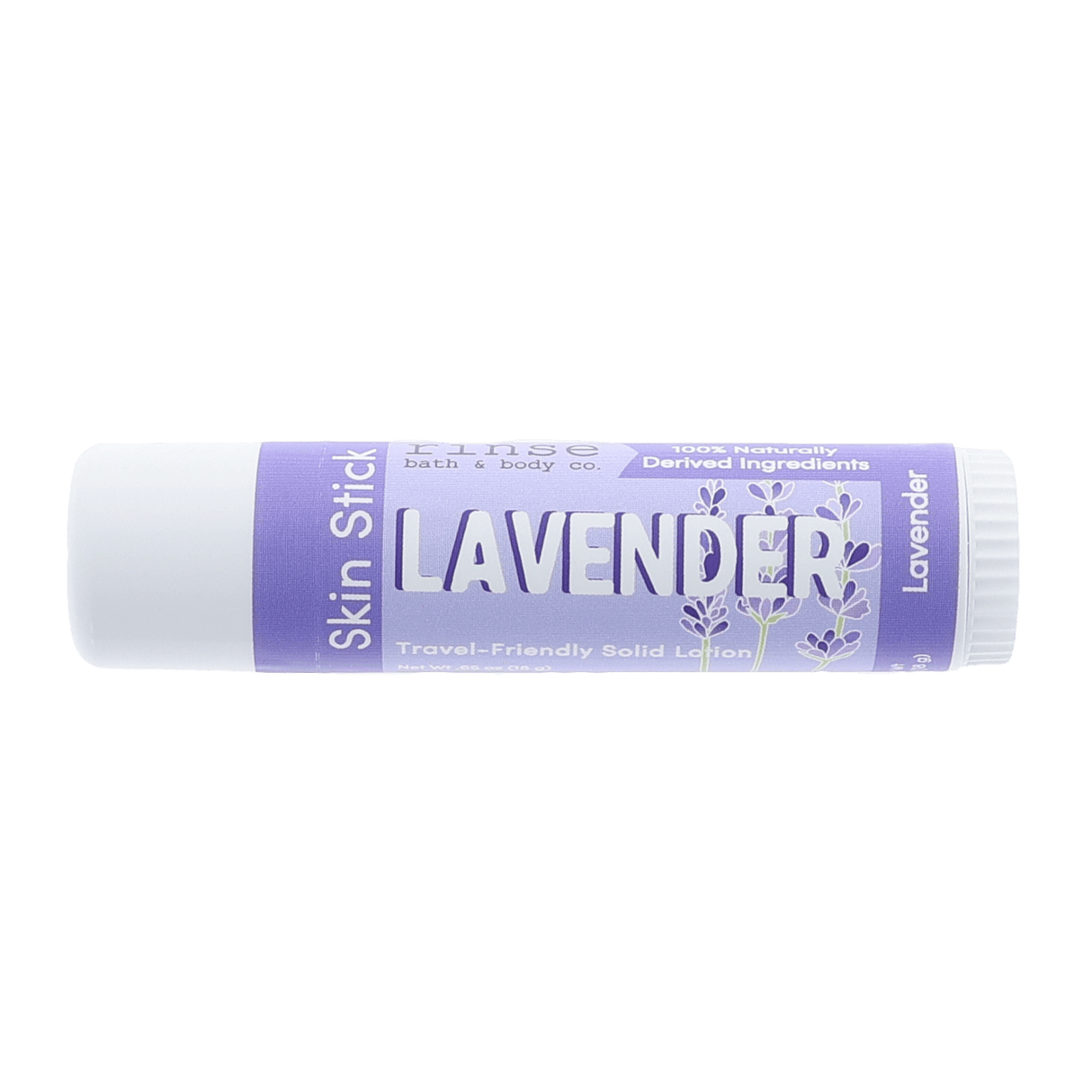 solid lotion stick in Lavender by Rinse Bath & Body