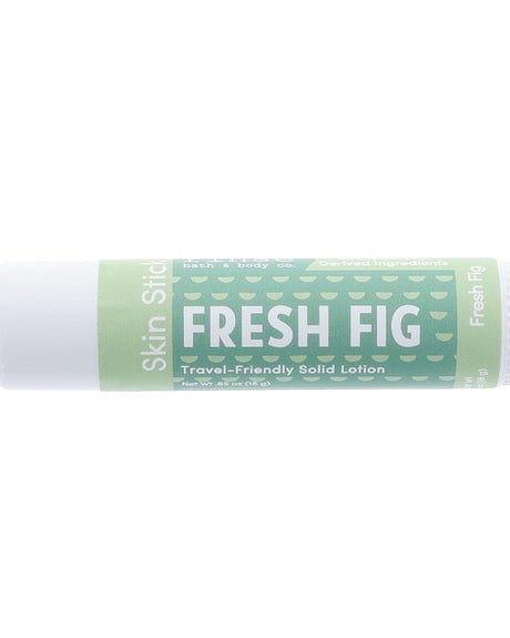 Fresh Fig Skin Stick — travel-friendly solid lotion in a twist-up tube. Rinse Bath & Body Co.