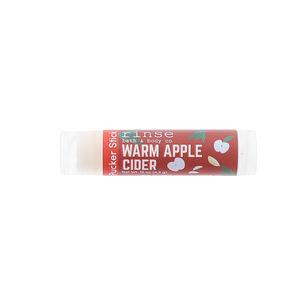 Warm Apple Cider Lip Balm on white — natural handmade, Rinse Bath & Body Co.