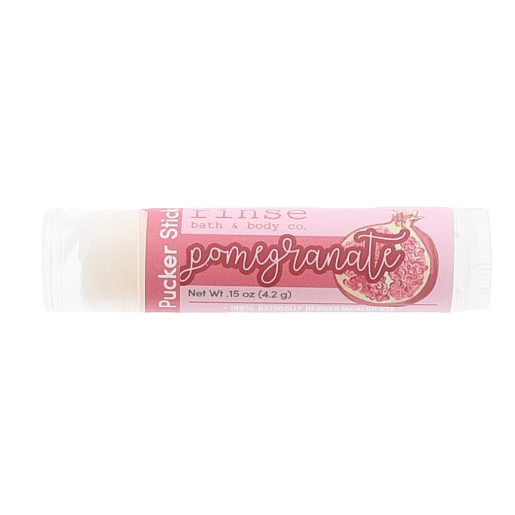 Rinse Pomegranate natural lip balm - long-lasting moisture