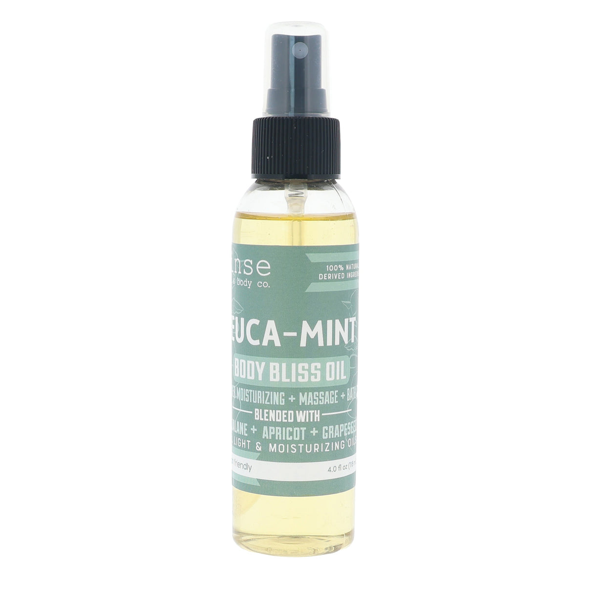 natural body oil in Euca Mint by Rinse Bath & Body