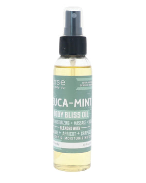 natural body oil in Euca Mint by Rinse Bath & Body
