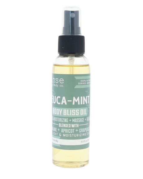 natural body oil in Euca Mint by Rinse Bath & Body