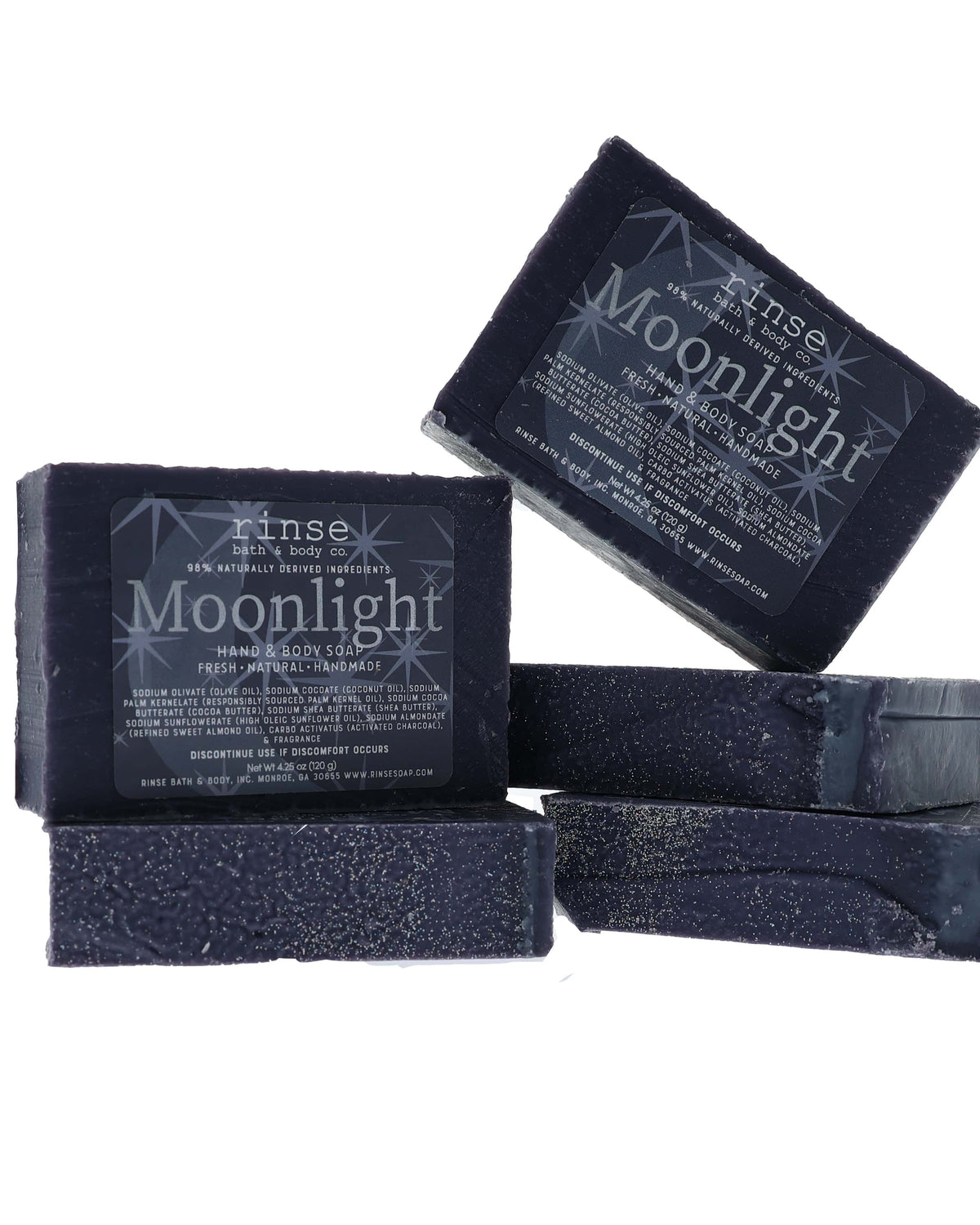 Rinse Moonlight handmade natural bar soap - moisturizing and gentle