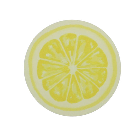 Handmade Lemon Sticker - naturally derived