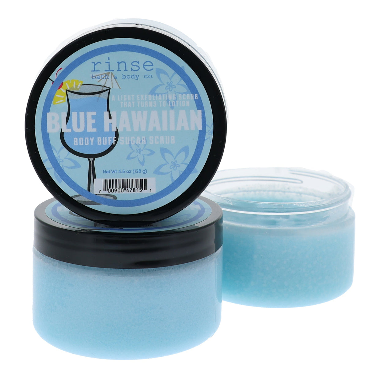 Natural natural sugar scrub | Blue Hawaiian | Rinse Bath & Body Co.