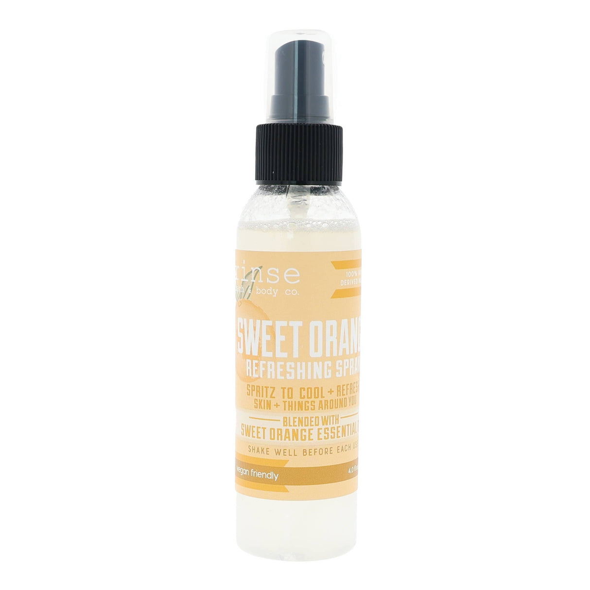 room and linen spray in Sweet Orange by Rinse Bath & Body