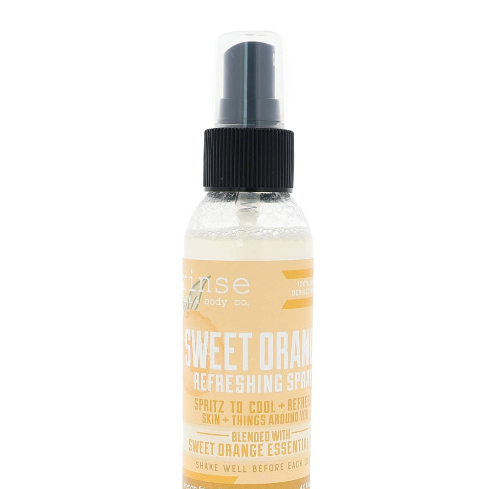 room and linen spray in Sweet Orange by Rinse Bath & Body