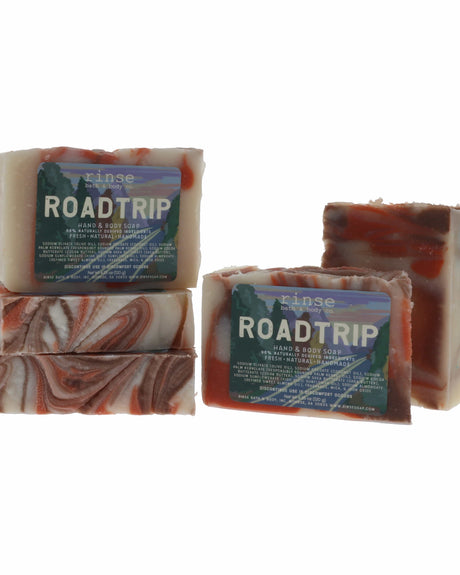 Rinse Road Trip handmade natural bar soap - moisturizing and gentle