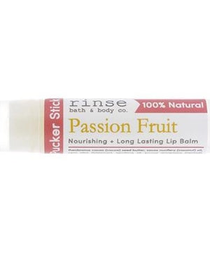 Natural Lip Balm (Pucker Stick) — 4:5 product frame, Rinse Bath & Body Co.