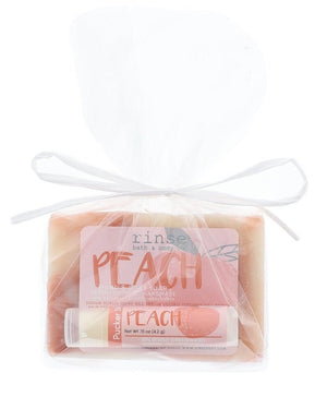 Peach Gift Set — 4:5 product frame, Rinse Bath & Body Co.