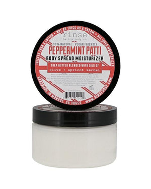 Peppermint Body Lotion — 4:5 product frame, Rinse Bath & Body Co.