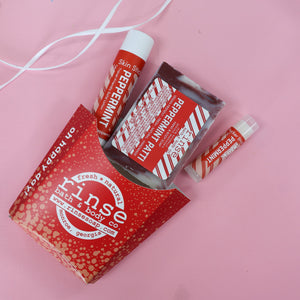 Natural natural bath and body gift set | Peppermint | Rinse Bath & Body Co. - lifestyle shot