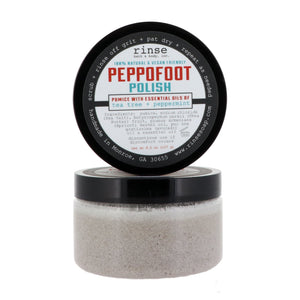 peppermint foot balm in Peppermint by Rinse Bath & Body