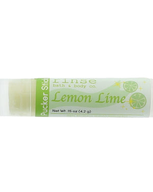 Lemon Lime Kids Lip Balm — 4:5 product frame, Rinse Bath & Body Co.