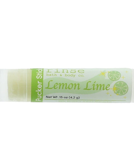Lemon Lime Kids Lip Balm — 4:5 product frame, Rinse Bath & Body Co.