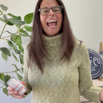 peppermint foot balm travel size in Peppermint by Rinse Bath & Body - detail view