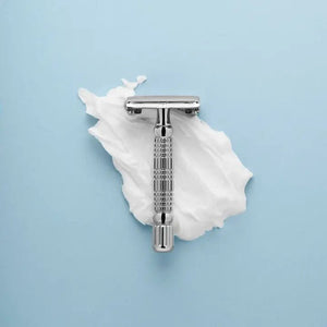 Rinse R1 Razor - softens facial hair - back label