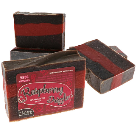Natural handmade natural bar soap | Raspberry Drizzle | Rinse Bath & Body Co.