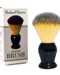 Rockwell shave brush with retail box — honest pack plate on white.