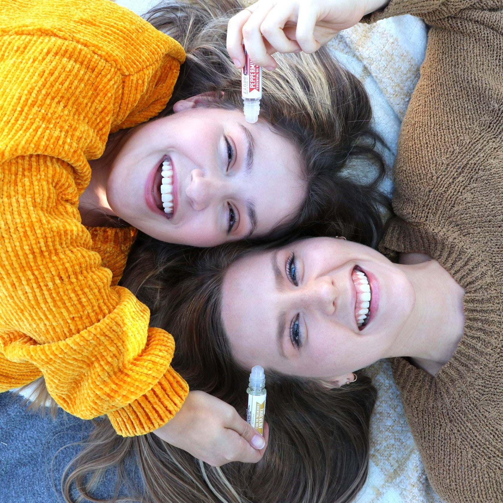 Natural essential oil roll-on | 4-Pack Gift Set | Rinse Bath & Body Co. - back label