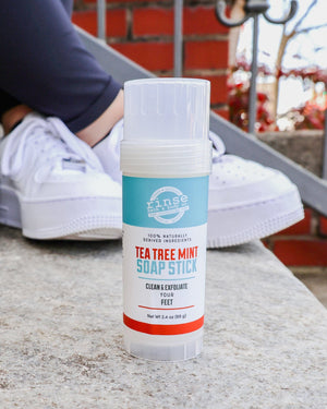 Tea Tree Mint soap stick by Rinse Bath & Body