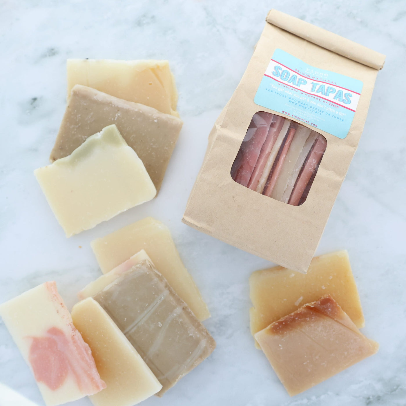 Natural Bar Soap handmade natural bar soap from Rinse - paraben-free since 2003 - alternate angle