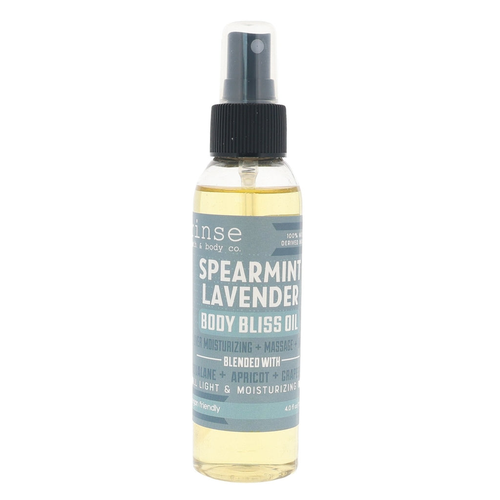 Spearmint Lavender Body Bliss Oil - Rinse Bath & Body