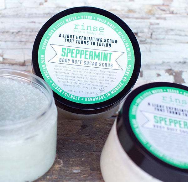 Speppermint Body Buff - Rinse Bath & Body