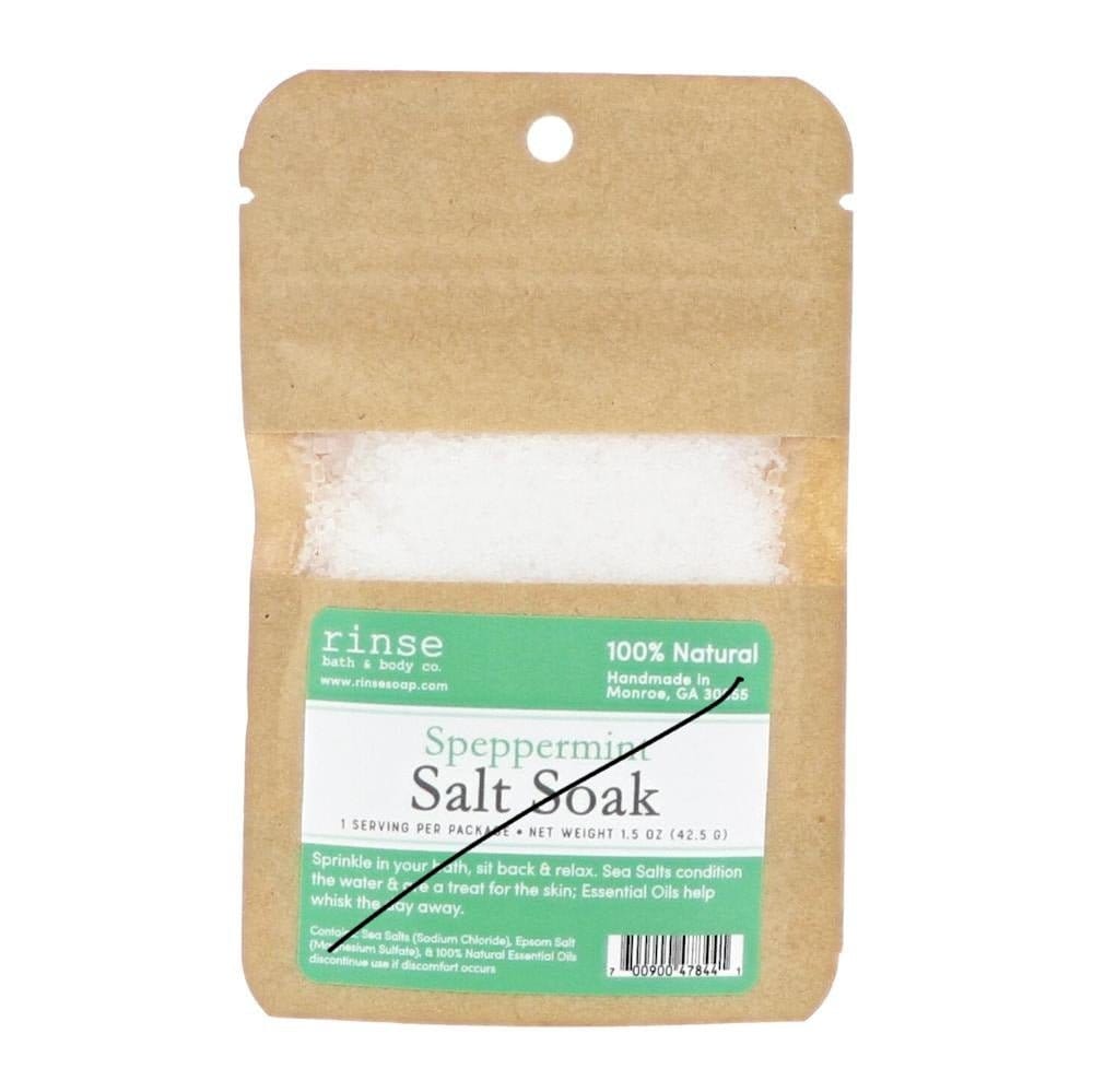 Handmade Speppermint Soaking Salts Bargain Basin natural bath soak - naturally derived