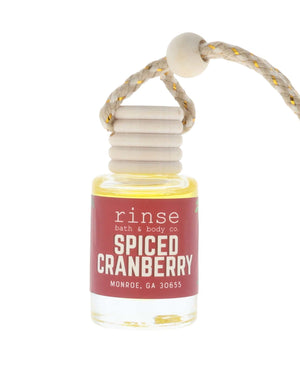 Natural natural car air freshener | Spiced Cranberry | Rinse Bath & Body Co.