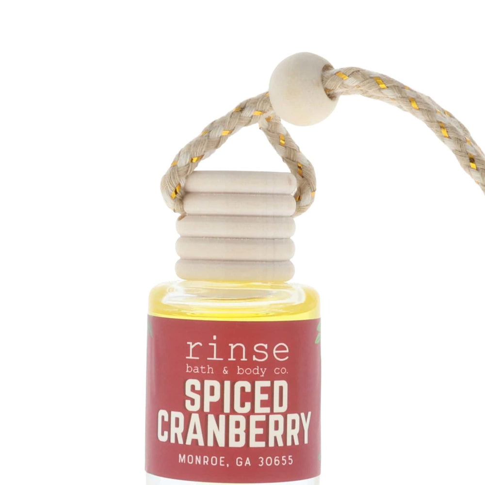 Natural natural car air freshener | Spiced Cranberry | Rinse Bath & Body Co.
