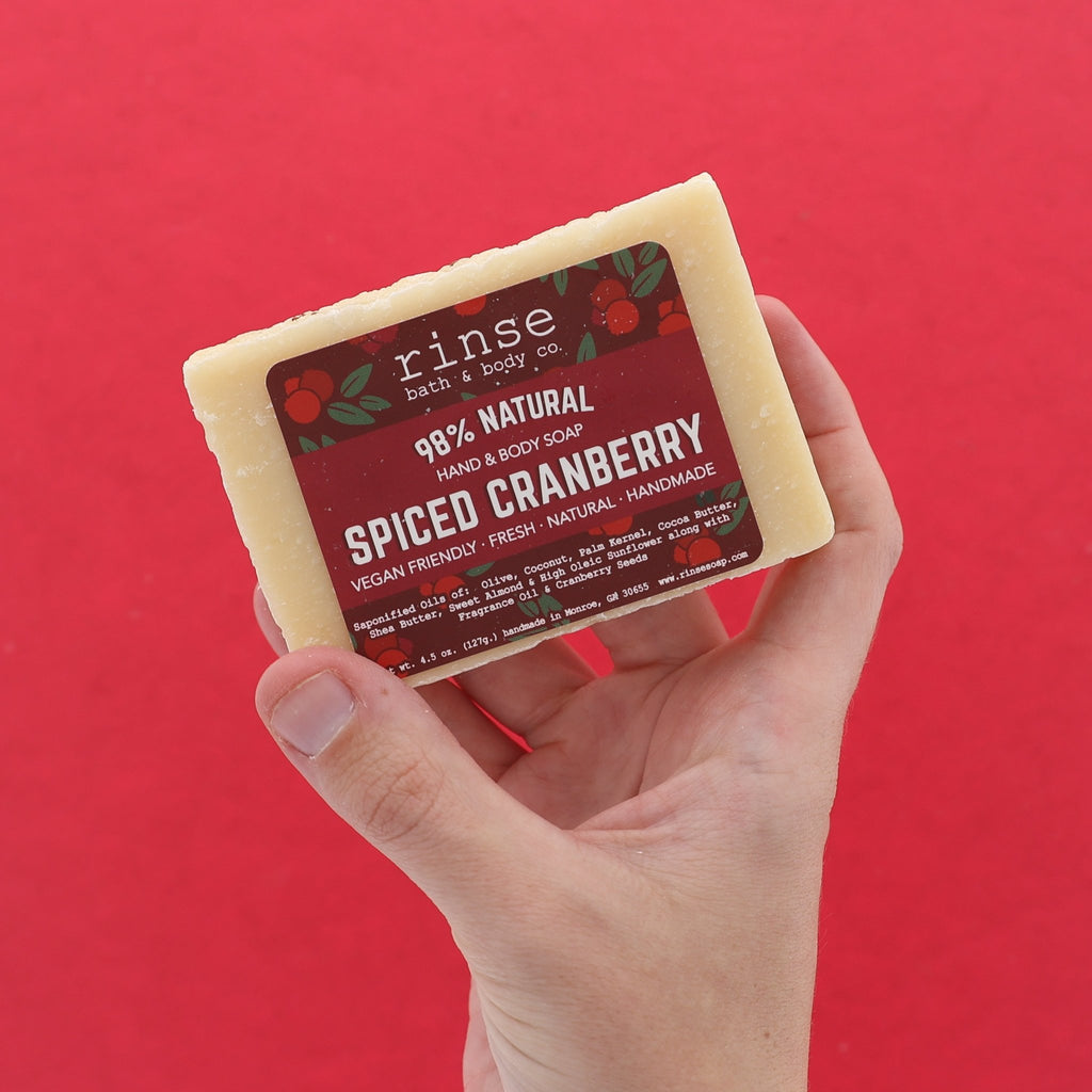 Spiced Cranberry Soap - Rinse Bath & Body